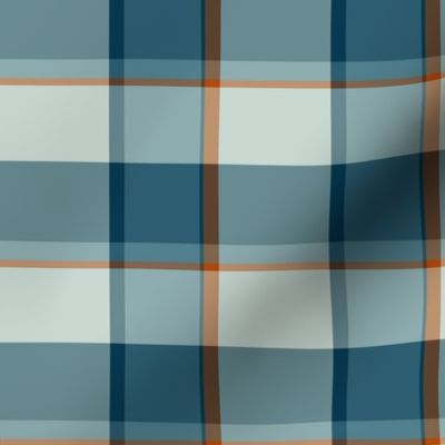 plaid-teal red