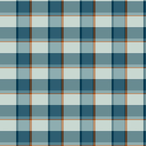 plaid-teal red