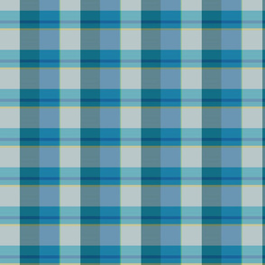 plaid-turquoise aqua