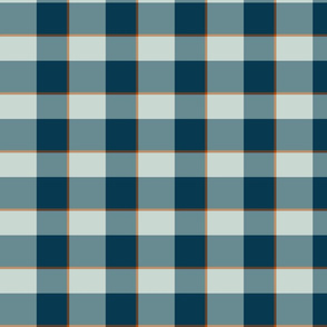 plaid-night teal red