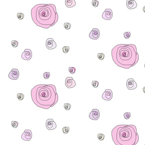 Benedicte - roses for little princesses on white