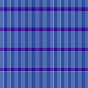 plaid- blue purple