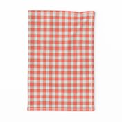 plaid-coral white