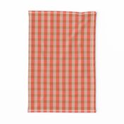 plaid-coral mustard