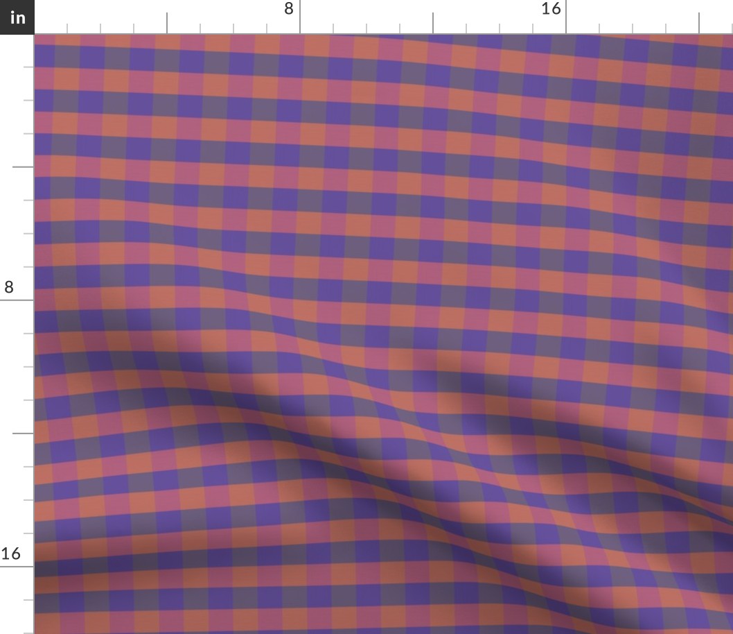 plaid-violet blue coral