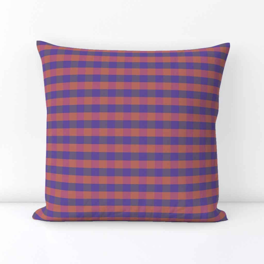 plaid-violet purple coral