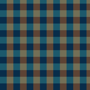 plaid-forest teal