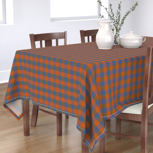 plaid-pumpkin cornflower blue