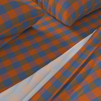 plaid-pumpkin cornflower blue