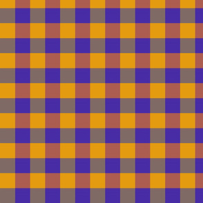 plaid-curry violet blue