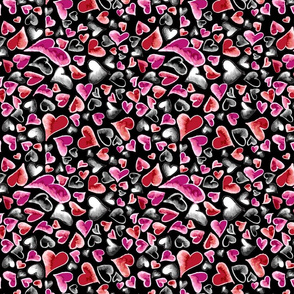 Ditzy Hearts Multicolor