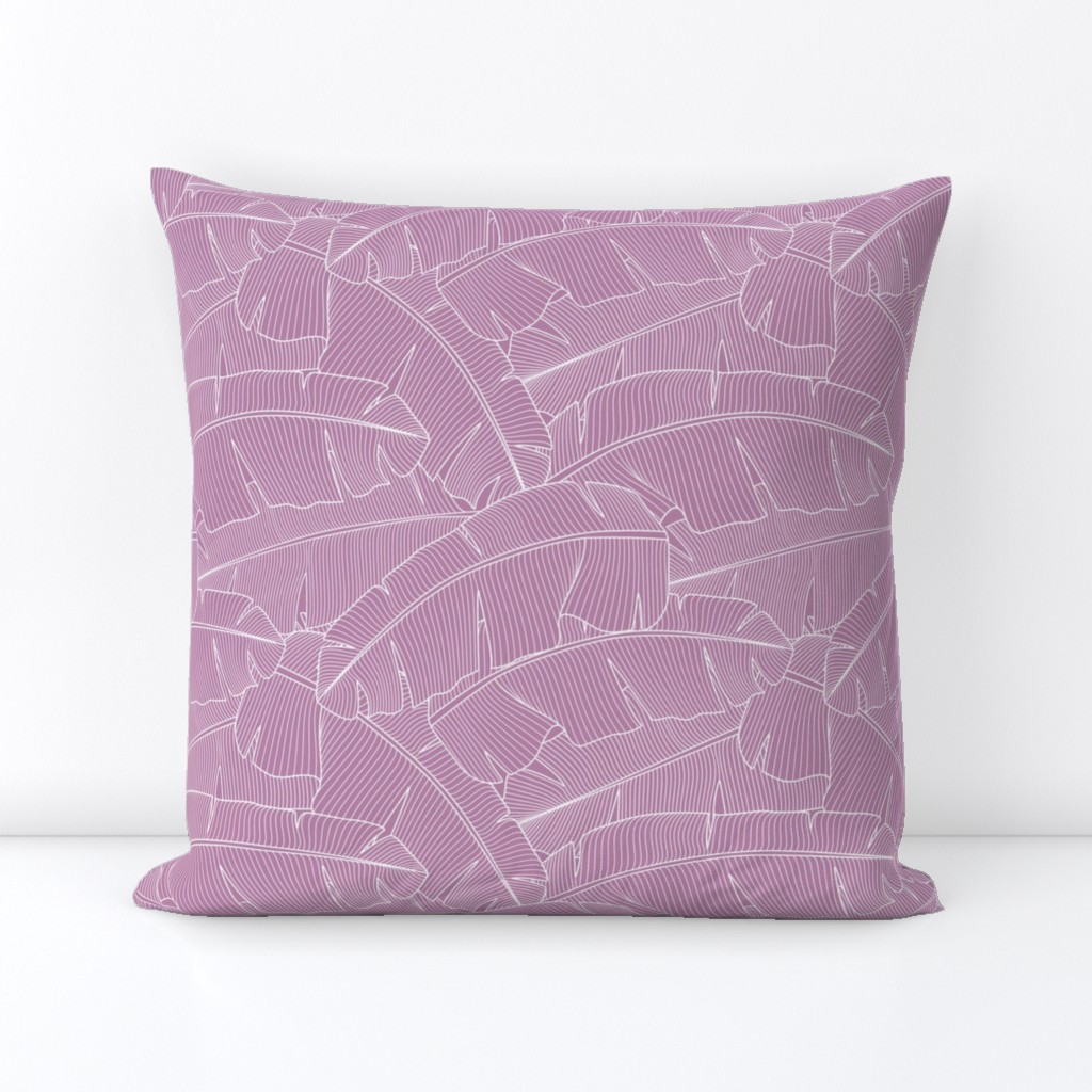 Banana Palm Leaves_Bg Mauve - 100%