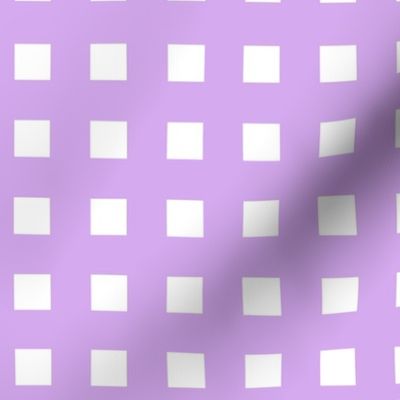 Square Grid Plaid // Lavender