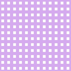 Square Grid Plaid // Lavender