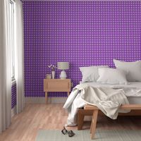 Square Grid Plaid // Vibrant Purple & White