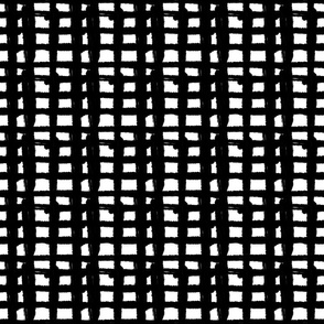 Black and white hatch pattern