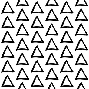 Black and white triangle pattern