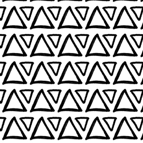 Black and white triangle pattern