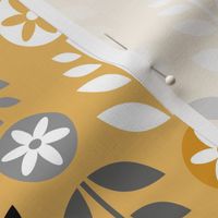 Scandinavian Flowers Gold