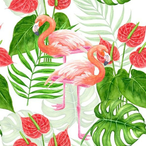 Flamingo garden