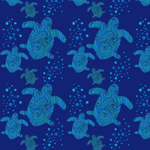 WaterWorld - Playful sea turtles