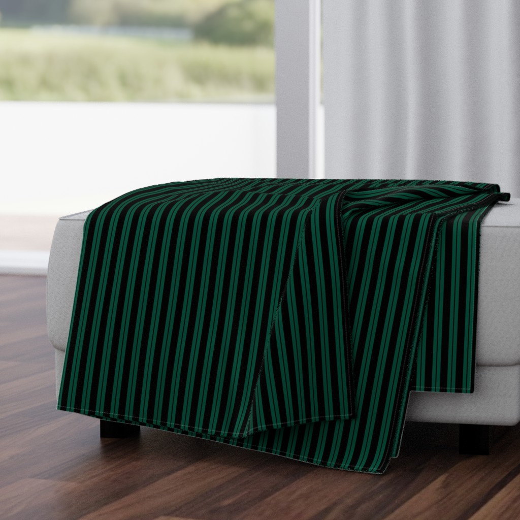 Mansion Maid Green Stripe Pattern