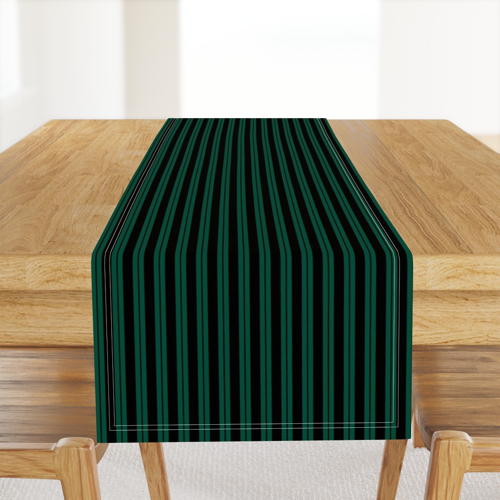 Mansion Maid Green Stripe Pattern