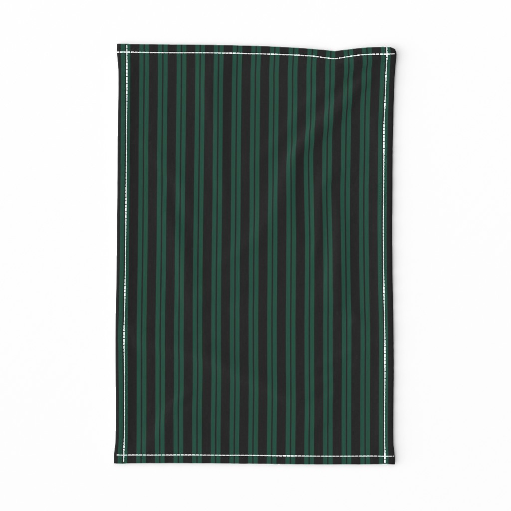 Mansion Maid Green Stripe Pattern
