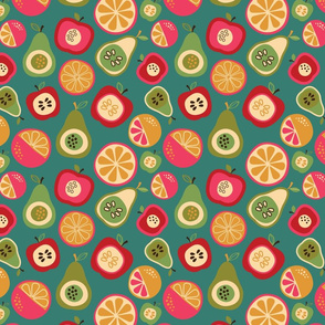 Tout de fruit - oranges, lemons, apples and pears