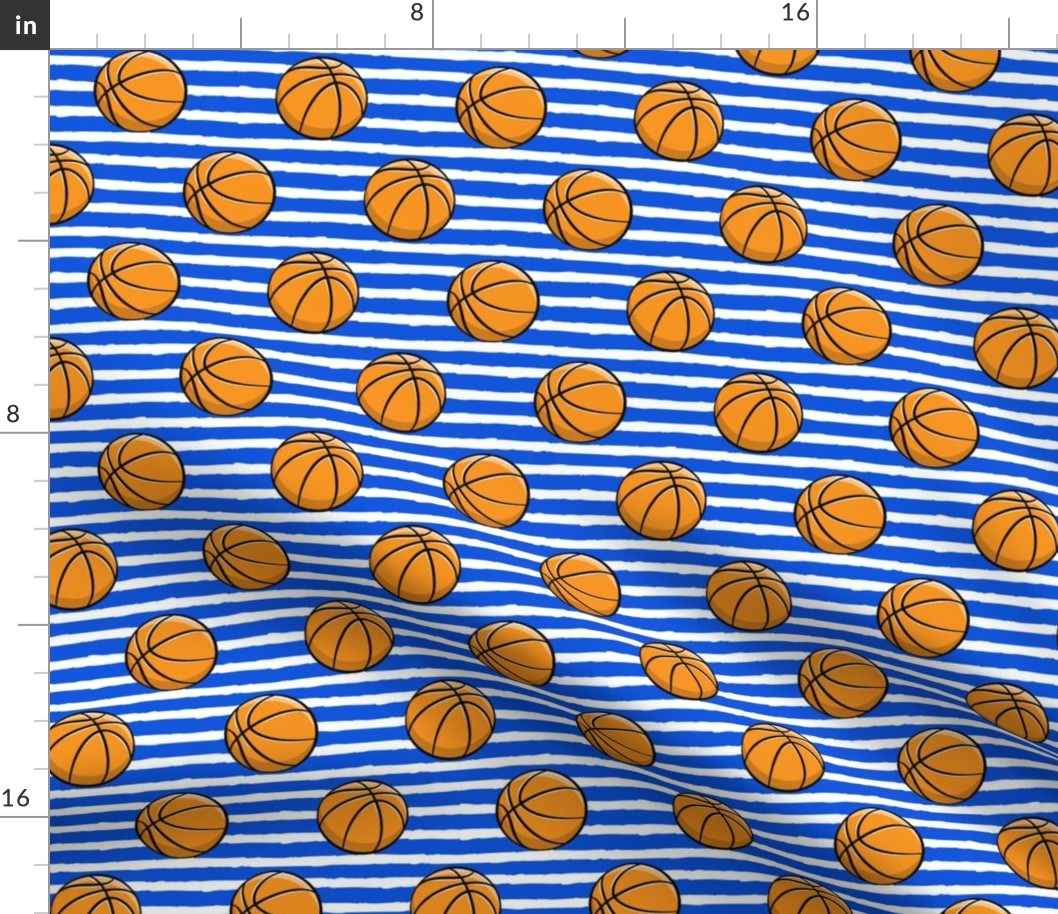 Basketball - Blue Stripes -  Sports