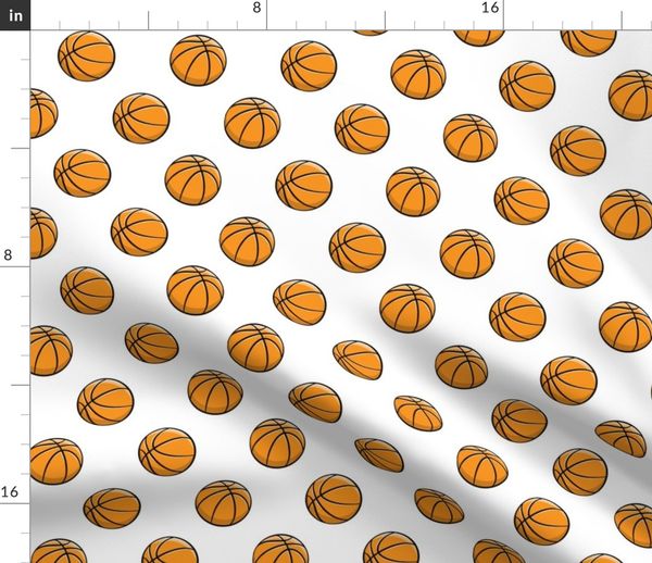 Ballon Basketball Branche Des Sports Spoonflower