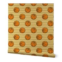 Basketball - Beige Stripes -  Sports