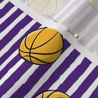 Basketball - Purple Stripes -  Sports