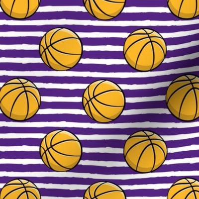 Basketball - Purple Stripes -  Sports