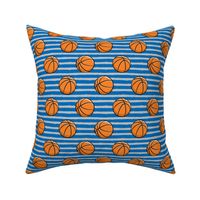 Basketball - Blue and Grey Stripes -  Sports