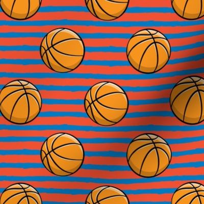 Basketball - Red and Blue Stripes -  Sports