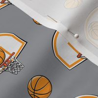 Basketball & Hoops - Grey - Sports Themed