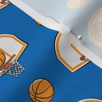 Basketball & Hoops - Blue - Sports Themed