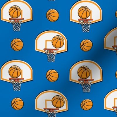 Basketball & Hoops - Blue - Sports Themed