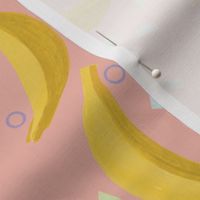 Banana and geometric shapes