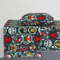 Hexagon zodiacs