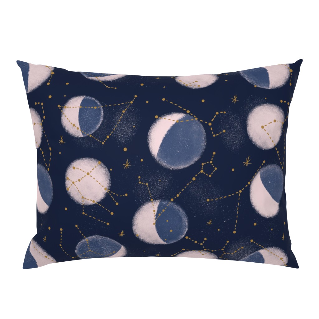 Zodiac Constellations with moon phases