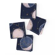 Zodiac Constellations with moon phases