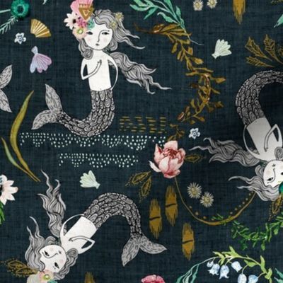 Atlantis Mermaids (navy) MED 