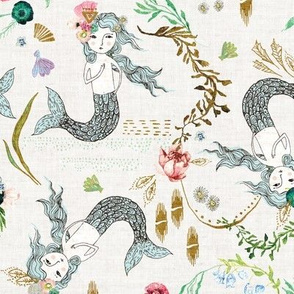 Atlantis Mermaids (white) 