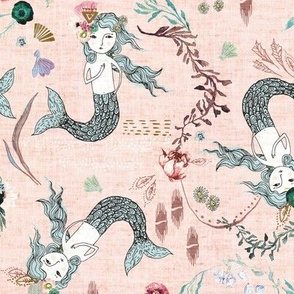 Atlantis Mermaids (shell pink) 