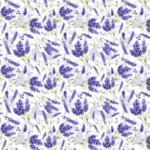 10" Lavender Lavender - little bouquets double layer