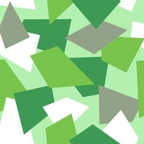 green shapes