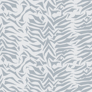 zebra silver and grey