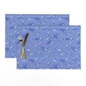 Chinoiserie Fish Blue and White small scale